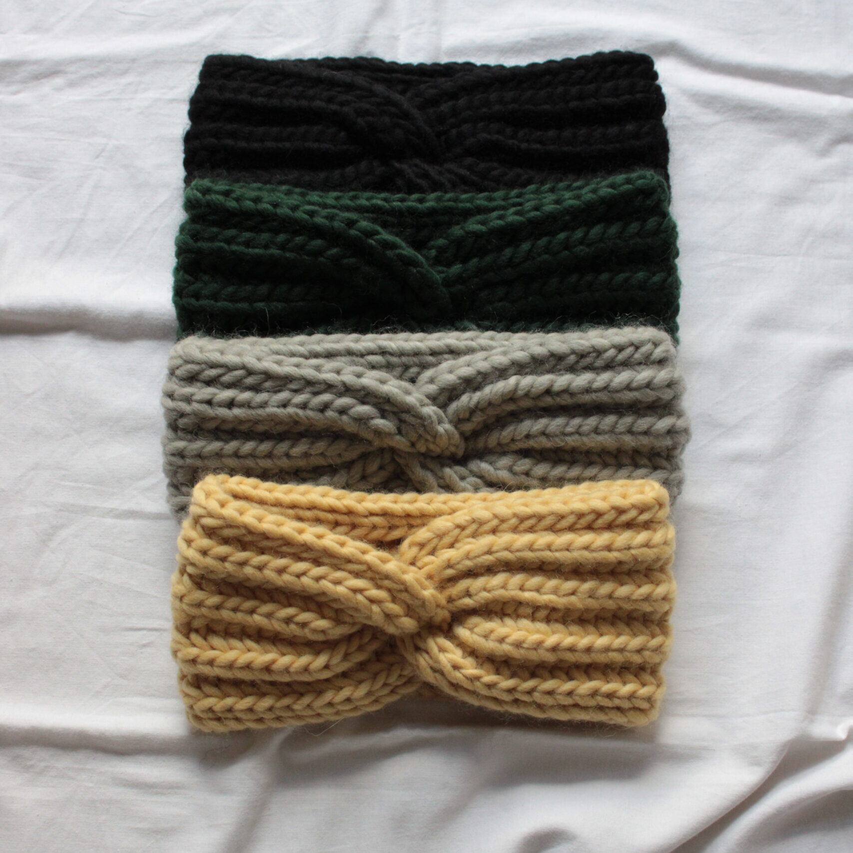 LIMA - gruba opaska, 100% wełna peruwiańska 1 gruba, wełniana opaska robiona na drutach 100% wełna peruwiańska