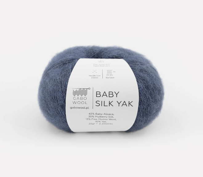 Włóczka Gabo Wool Baby Silk Yak 4 Włóczka Gabo Wool Baby Silk Yak - obrazek 4