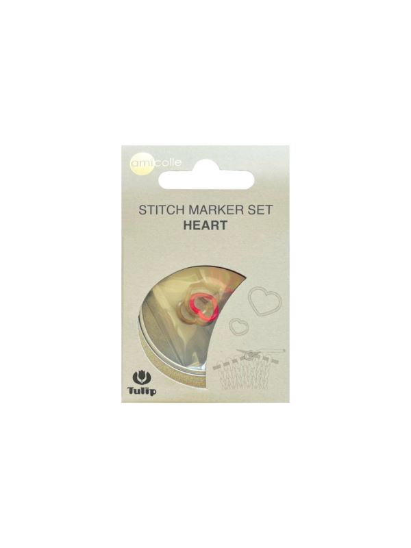 Znaczniki oczek, serduszka - rozmiar S/M/L - 15szt./opak - TULIP 2 Znaczniki oczek, serduszka - rozmiar S/M/L - 15szt./opak - TULIP - obrazek 2