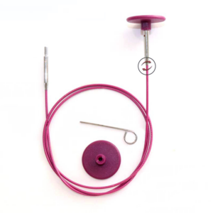 Żyłki obrotowe 360°do łączenia drutów - KnitPro