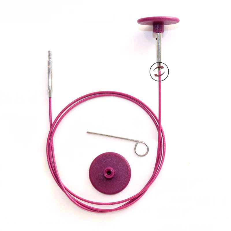 Żyłki obrotowe 360°do łączenia drutów - KnitPro 1 Żyłki obrotowe 360°do łączenia drutów - KnitPro