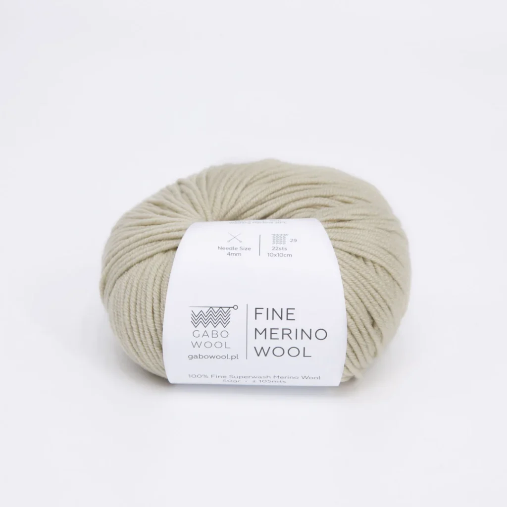 Jaka włóczka na sweter będzie najlepsza? Przegląd wełny Drops i Gabo Wool 3 Włóczka Gabo Wool Fine Merino Wool