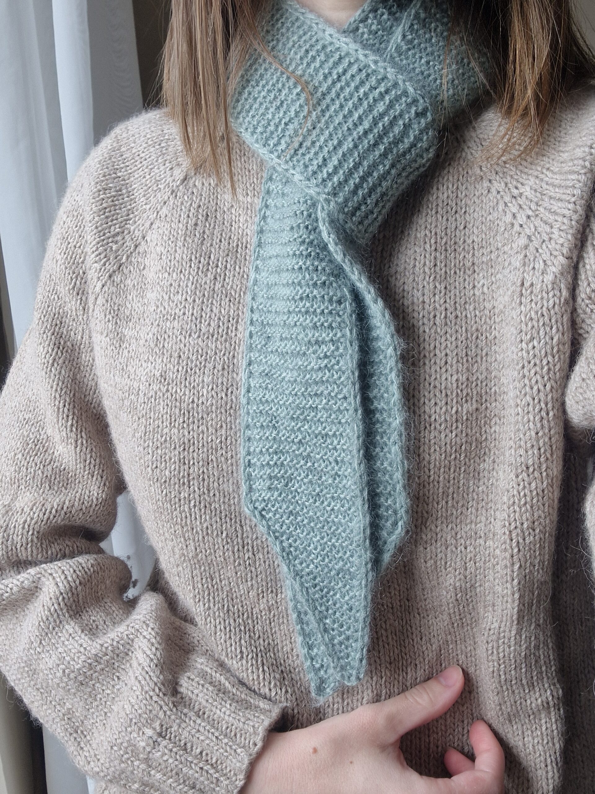 Wzór na szalik na drutach | Szaliczek Tuli 4 Wzór na szalik na drutach | Szaliczek Tuli - obrazek 4