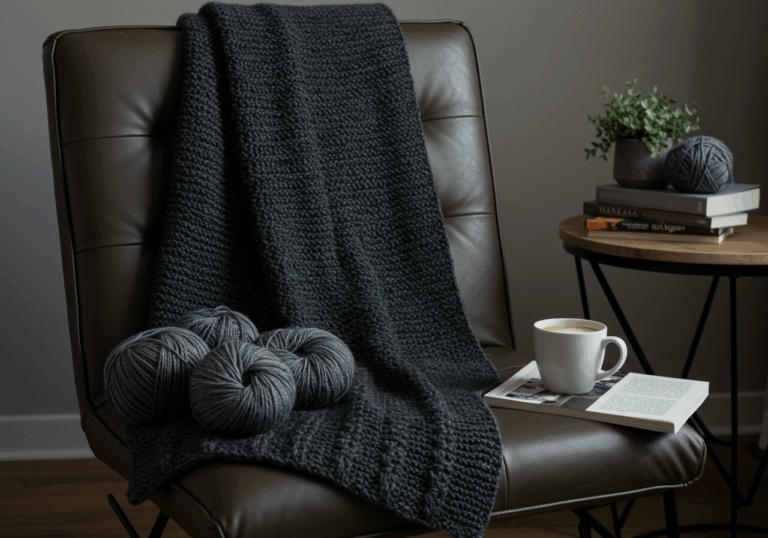 jaka włóczka na męski szalik