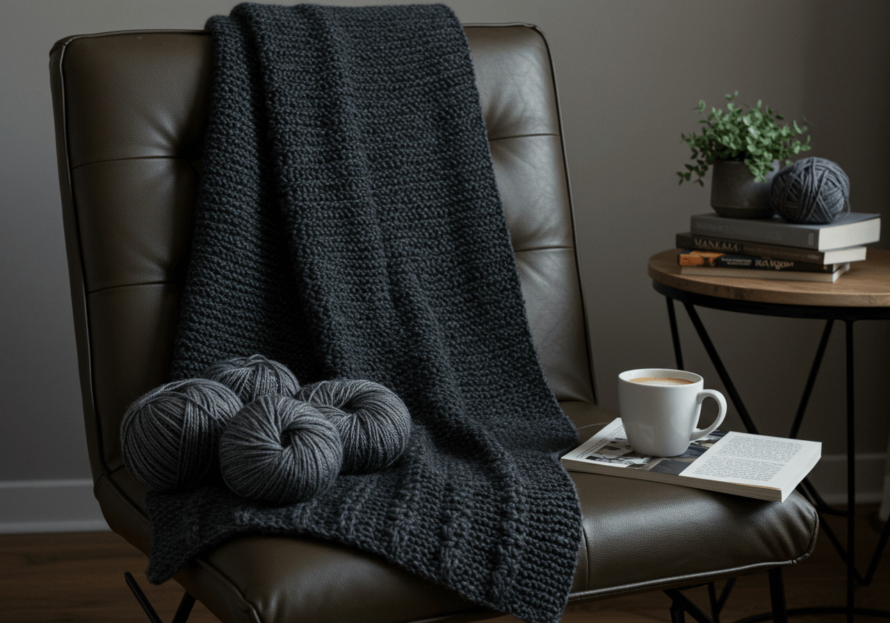 jaka włóczka na męski szalik