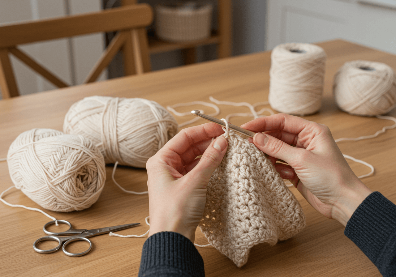 włóczka do szydełkowania dla początkujących